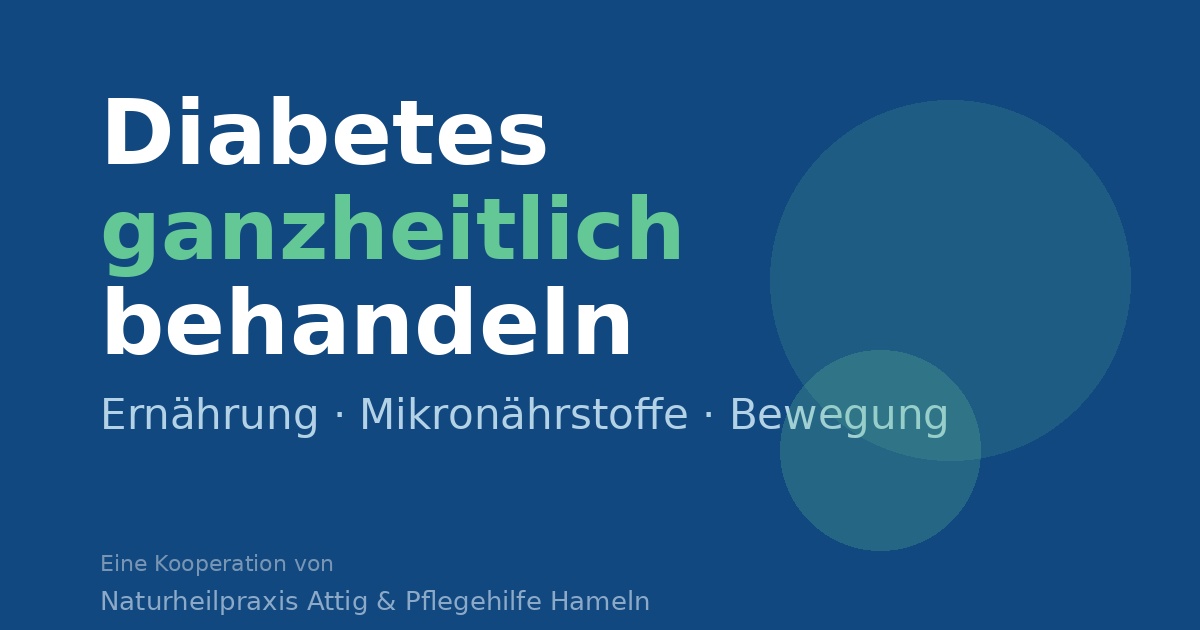 Diabetes ganzheitlich behandeln