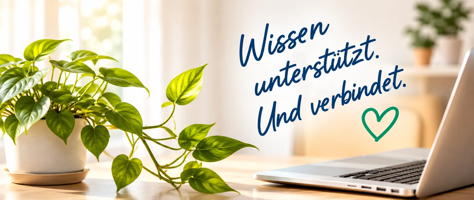 Digitale Orientierung rund um Pflege, Prävention und Wissen – KI-unterstützt generiertes Symbolbild